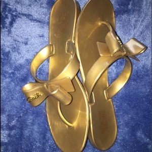 Coach Pretty Jelly Bow Sandals